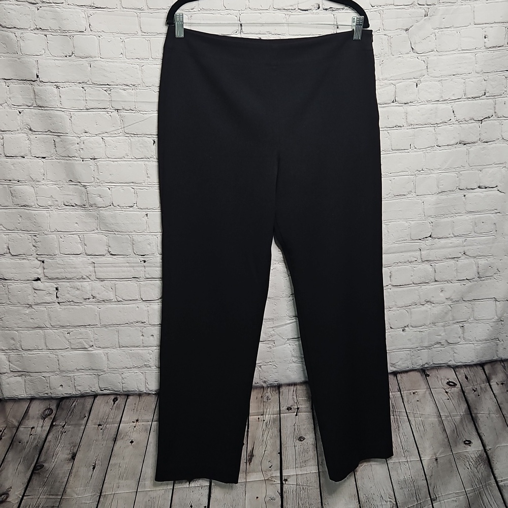 Talbots Heritage Black Straight Leg Pants Size 12